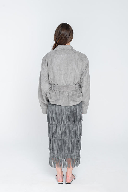 Solana Fringe Skirt