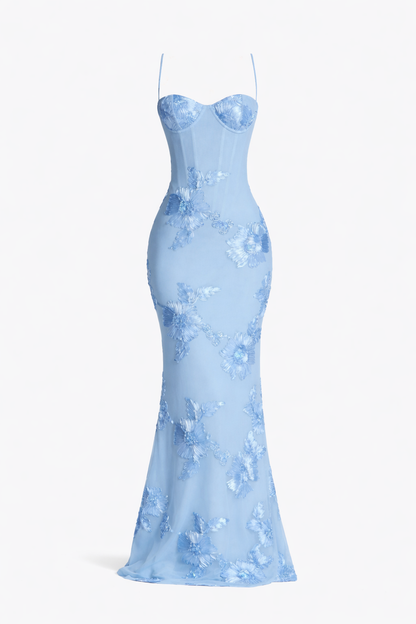 Aurelia Floral Lace Gown