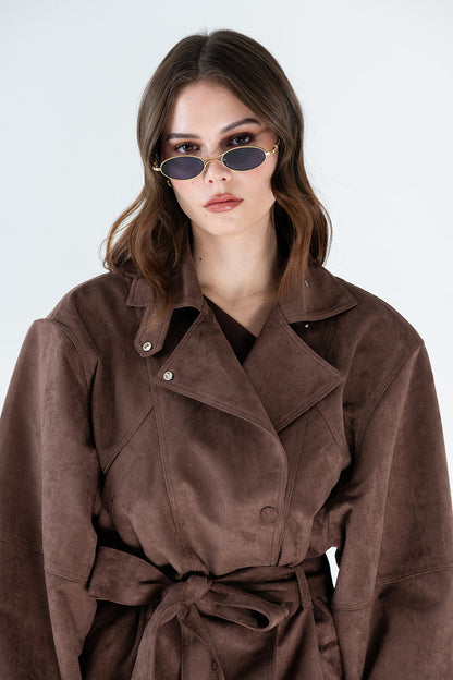 Valette Suede Biker Jacket