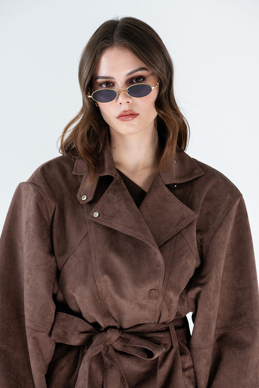 Valette Suede Biker Jacket