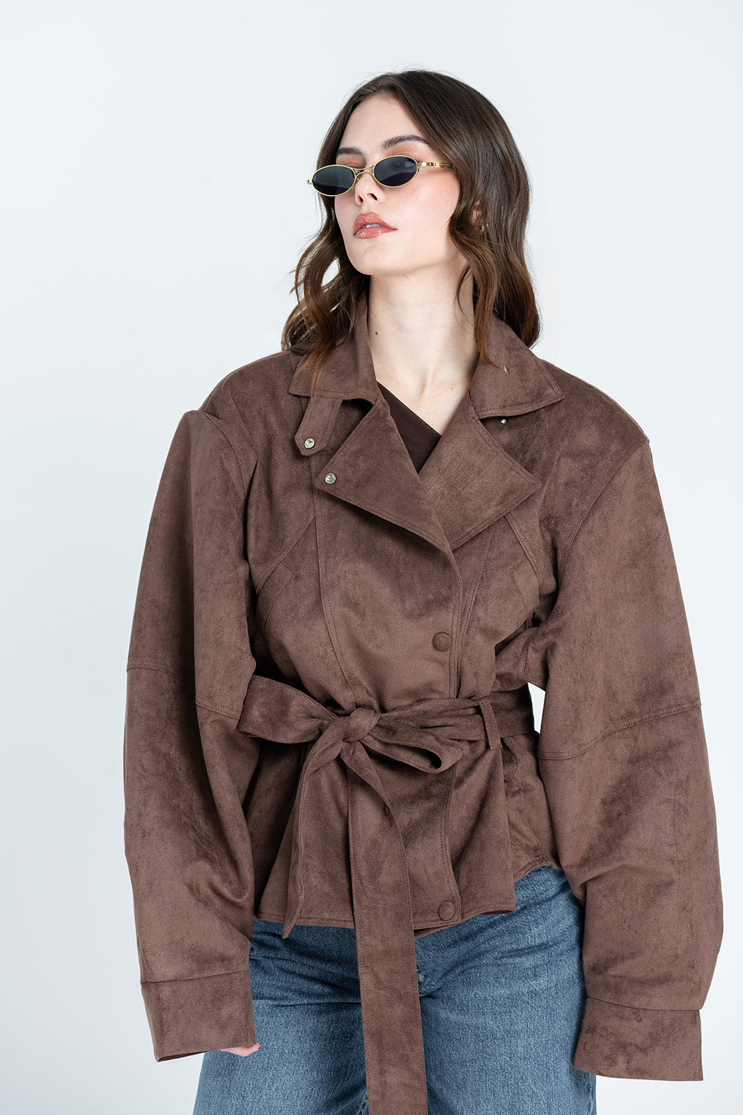 Valette Suede Biker Jacket