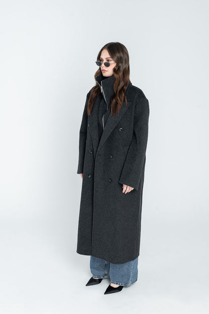 Alvéra Two-Piece Wool Coat Set
