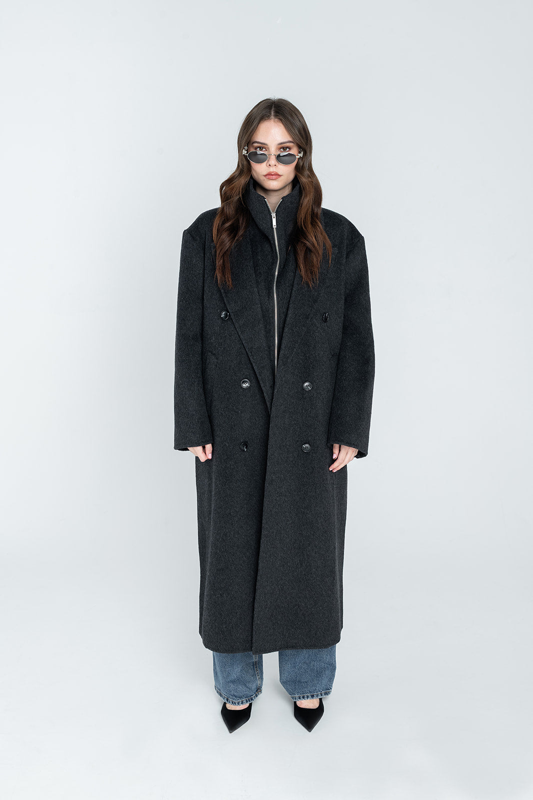 Alvéra Two-Piece Wool Coat Set