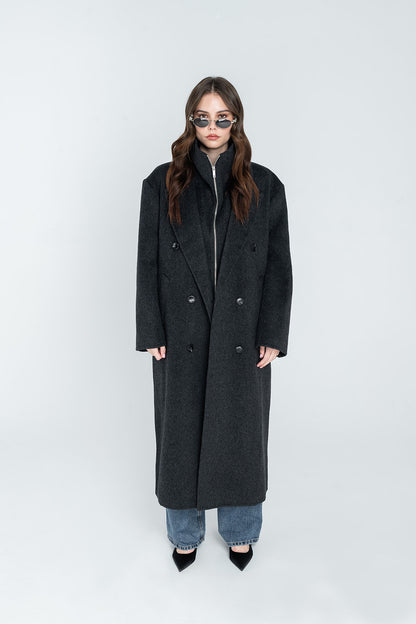 Alvéra Two-Piece Wool Coat Set