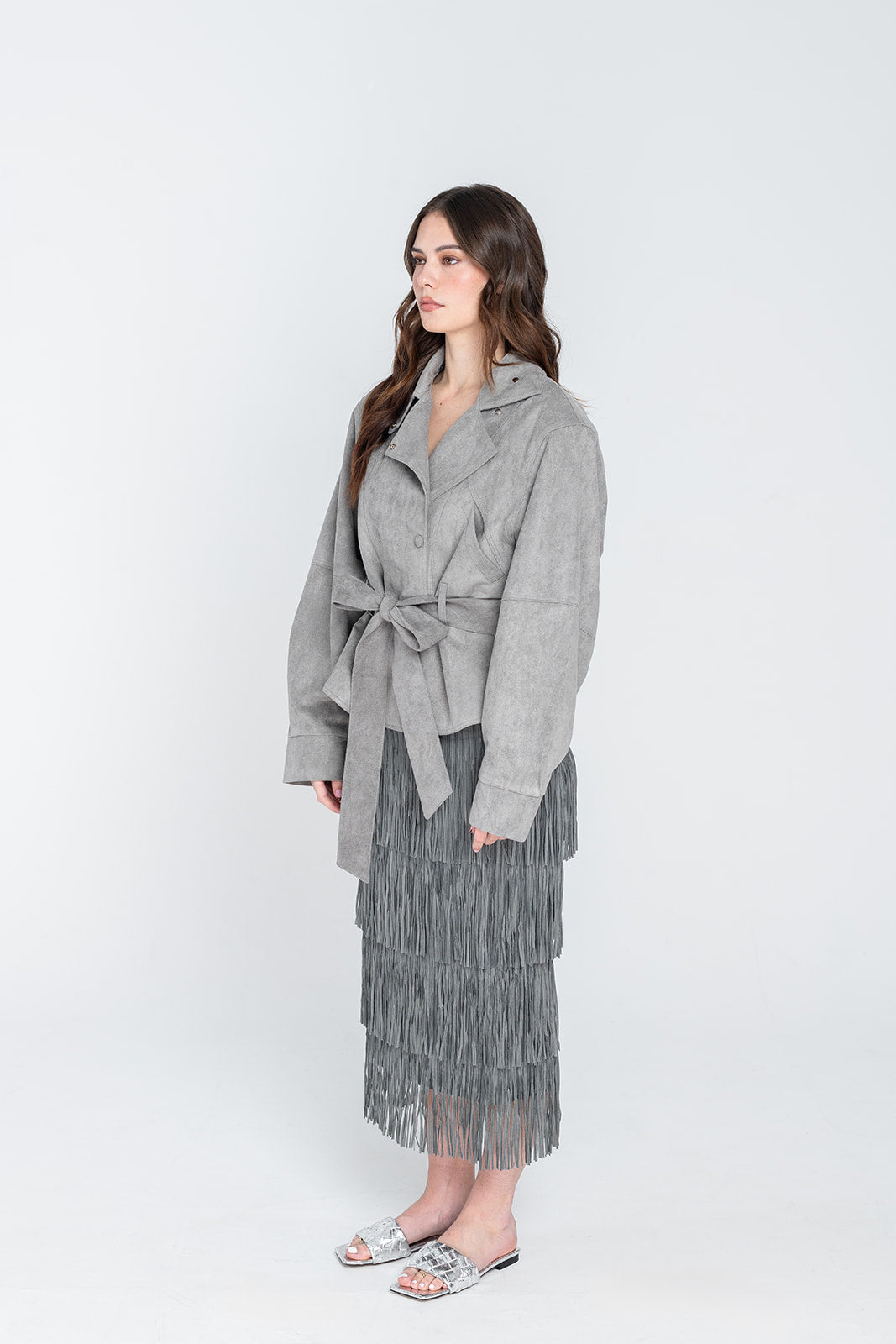 Valette Suede Biker Jacket