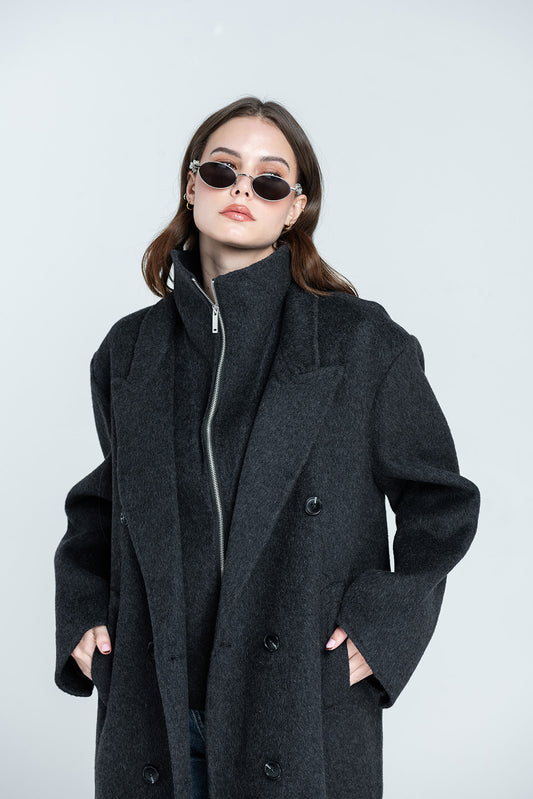 Alvéra Two-Piece Wool Coat Set