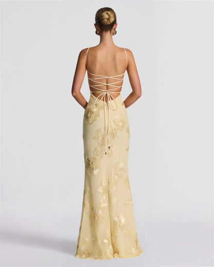 Aurelia Floral Lace Gown