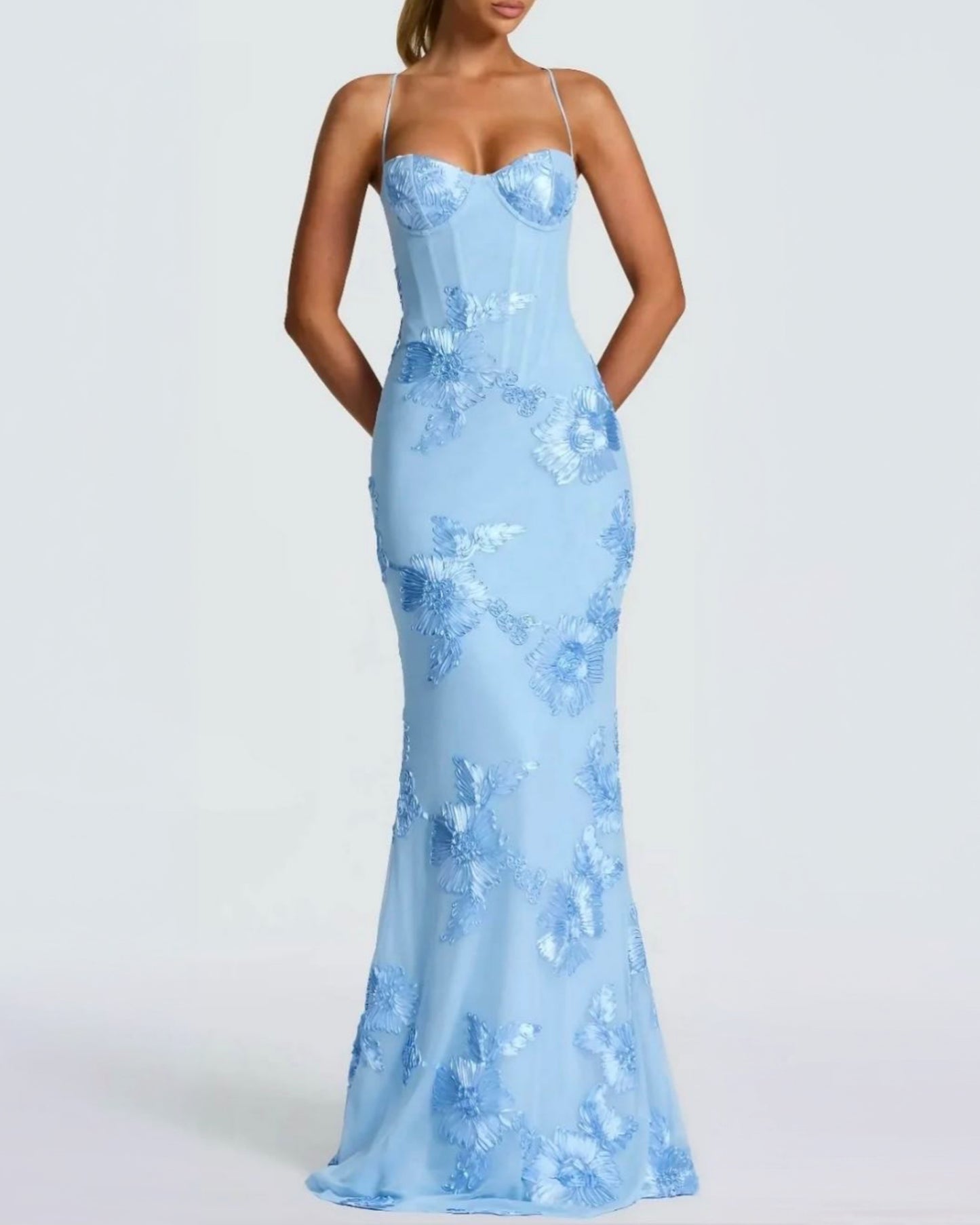 Aurelia Floral Lace Gown