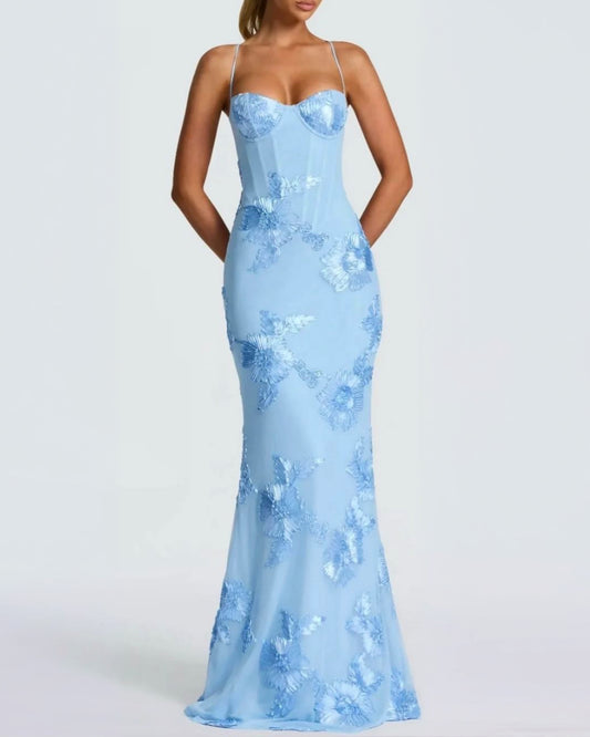 Aurelia Floral Lace Gown