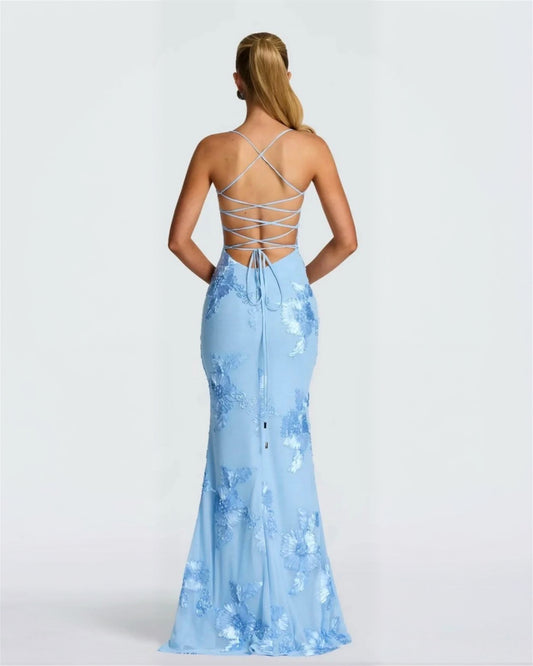 Aurelia Floral Lace Gown